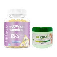 Suplemento Pita Haya Gomitas + Crema Thermohidra Tapa Verde Lipo Cream