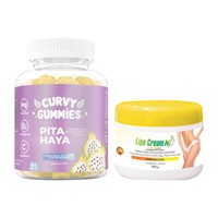 Suplemento Pita Haya Gomitas + Crema Quemador Tapa Amarilla Lipo Cream