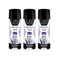 3 Spray Para Limpieza Lubrica Y Desinfecta 285Gr - Barber Tools