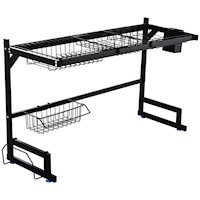 ESCURRIDOR DE PLATOS 85CM ORGANIZADOR DE ACERO INOXIDABLE