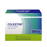 Colestor 20 mg Tabletas Recubiertas