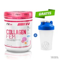 Collagen Fem 500gr Fitfem Naranja Colágeno Hidrolizado