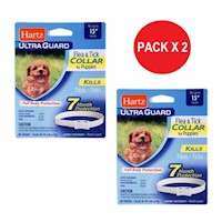 Hartz Ultra Guard Collar Antipulgas Cachorros Pack x 2