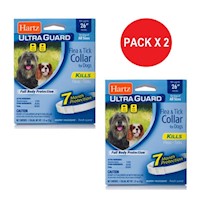 Hartz Ultra Guard Collar Antipulgas para Perros Adultos Pack x 2