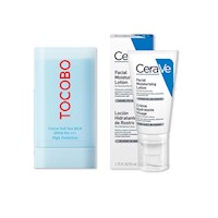 Barra Solar Tocobo + Cerave Crema Hidratante Facial PM 52ml