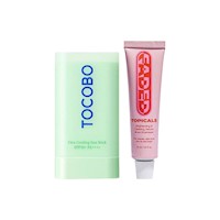 Barra Solar SPF 50 Tocobo 19g + Faded Mini 15ml para Manchas