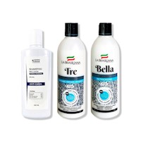 SHAMPOO ANTICAIDA 250ML + SHAMPOO TRE 500GR + MÁSCARA BELLA 500GR