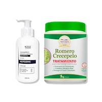 SHAMPOO SIN SAL KETOZINC 350ML+ TRATAMIENTO PROTECCIÓN CAPILAR 1KG