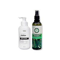 SHAMPOO ANTICASPA SIN SAL 350ML + SPRAY DE FIBRA DE BAMBOO 250ml