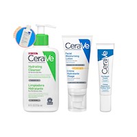 TRIO Cerave rutina piel normal a seca limpiador crema espumosa + REGALO LOCION 88ML