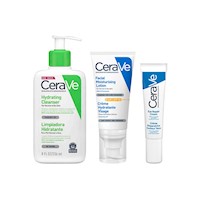 TRIO Cerave rutina piel normal a seca limpiador crema espumosa