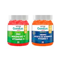 GOMITAS DE ZINC ADULTO|GOMITAS DE HIERRO ADULTO