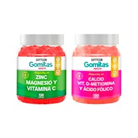 GOMITAS DE ZINC ADULTO|GOMITAS DE CALCIO ADULTO