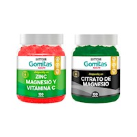 Gomitas Adultos Zinc + Gomitas Adultos Citrato De Magnesio