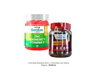 GOMITAS ADULTOS ZINC + GOMITAS CON MACA NEGRA SOTTCOR