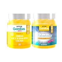 Gomitas Omega 3 + Gomitas de Valeriana Adulto