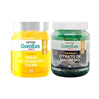 Gomitas Omega 3 + Gomitas Adultos Citrato Magnesio
