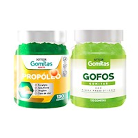 Gomitas Adulto Propolio + Gomitas Gofo Con Fibra Adulto