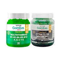 Gomitas Adulto Multivitaminas + Gomitas Citrato de Magnesio