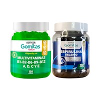 GOMITAS MULTIVITAMINAS ADULTO|Gomitas con Espirulina Selenio Zinc Vitamina A y E - Sottcor 130 Gomitas