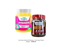 GOMITAS ADULTO PITAHAYA + GOMITAS MACA NEGRA