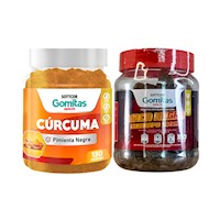 GOMITAS DE CURCUMA ADULTO|Gomitas con Maca Negra Sottcor 100 Gomitas