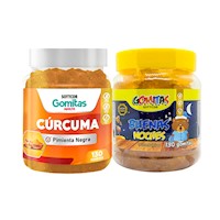 GOMITAS DE CURCUMA ADULTO|Buenas Noches para Niños Gomitas Sottcor 100gr