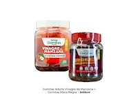GOMITAS ADULTO VINAGRE DE MANZANA + GOMITAS MACA NEGRA