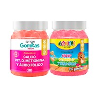 Gomitas para Niños Calcio 130 Gomitas Sottcor|Gomitas de Calcio Adulto