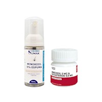 MINOXIDIL 5% ESPUMA 60ML + Minoxidil 5mg & Dutasteride 0.5mg x 30 Caps