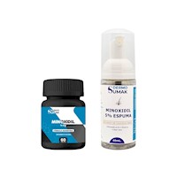 MINOXIDIL 5MG PREMIUN 60 CÁPSULAS - DERMOSUMAK|MINOXIDIL 5% EN ESPUMA 60ML - DERMO SUMAK