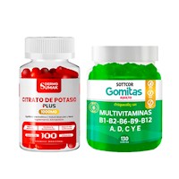 Citrato de Potasio 1000mg -100 Cap - Dermo Sumak |Gomitas Multivitaminas adulto