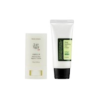 Matte Sun Stick Mugwot + Camelia Spf 50+ 18 Gramos - Beauty Of Joseon|ALOE SOOTHING SUN CREAM - COSRX 50ML