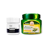 MINOXIDIL 5MG CAPS 60 + CREMA DE CRECIMIENTO CAPILAR 380GR