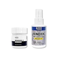 MINOXIDIL 5MG CAPS 60 + LOCIÓN MINOXIN 60ML