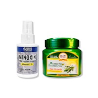 LOCIÓN MINOXIN 60ML + CREMA DE CRECIMIENTO CAPILAR 380GR