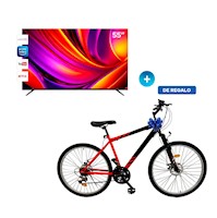 TV AGHASO 55 ULTRA HD 4K + BICICLETA DE REGALO