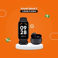 COMBO XIAOMI REDMI BUDS 4 ACTIVE + REDMI SMART BAND 2