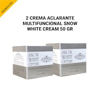 2 Cremas aclarante Snow white Cream 50 gr