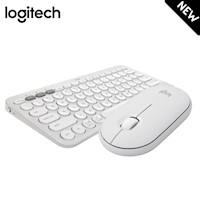 Combo Bluetooth Teclado y Mouse Pebble 2 Keys Blanco