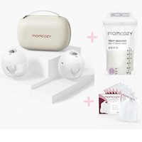 Extractor de leche Momcozy M5 + 7 bolsas de almacenamiento de Leche materna + parche para pezones