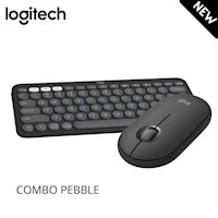 Combo Bluetooth Teclado y Mouse Pebble 2 Keys Negro