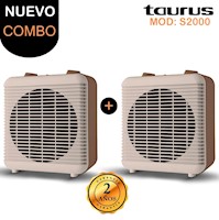 TERMOVENTILADOR CALEFACTOR 2 VELOCIDADES TAURUS S2000 2000 W