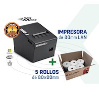 Impresora Ticketera Termica 80mm USB ETHERNET LAN BIENEX