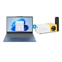 Combo Laptop Lenovo IDEAPAD SLIM 3 y PROYECTOR LED DIGITAL