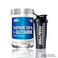 Glutamina Micronizada 500Gr Supreme Nutrition + Shaker