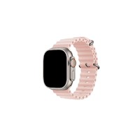 Correa Para Apple Watch Ocean Silicon 42/44/45/ 49 mm Palo rosa