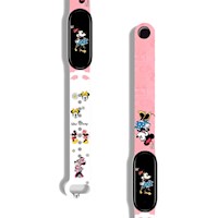 Correa Para Xiaomi Mi Band 5 y 6 Minnie Mouse Pink