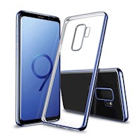 Case generico transparente para celular Samsung S9 Plus - silicona