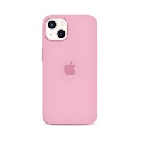 Case generico rosado para celular iPhone 13 - silicona